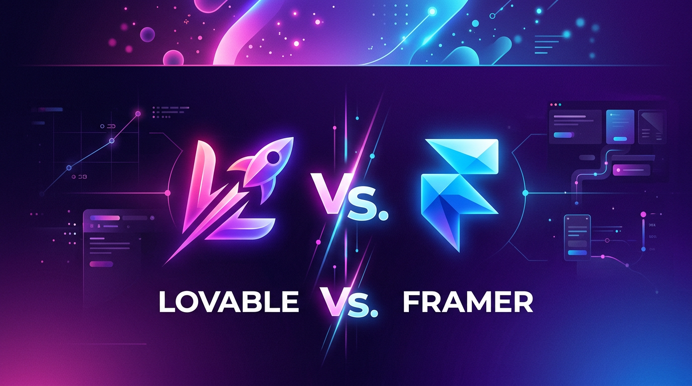 Lovable vs. Framer: Qual a Melhor Plataforma para Seu Projeto?